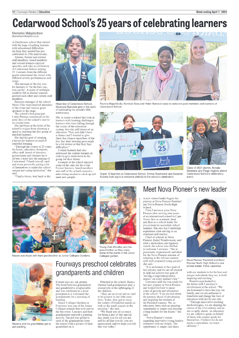 Fourways Review 7 April 2023 page 12