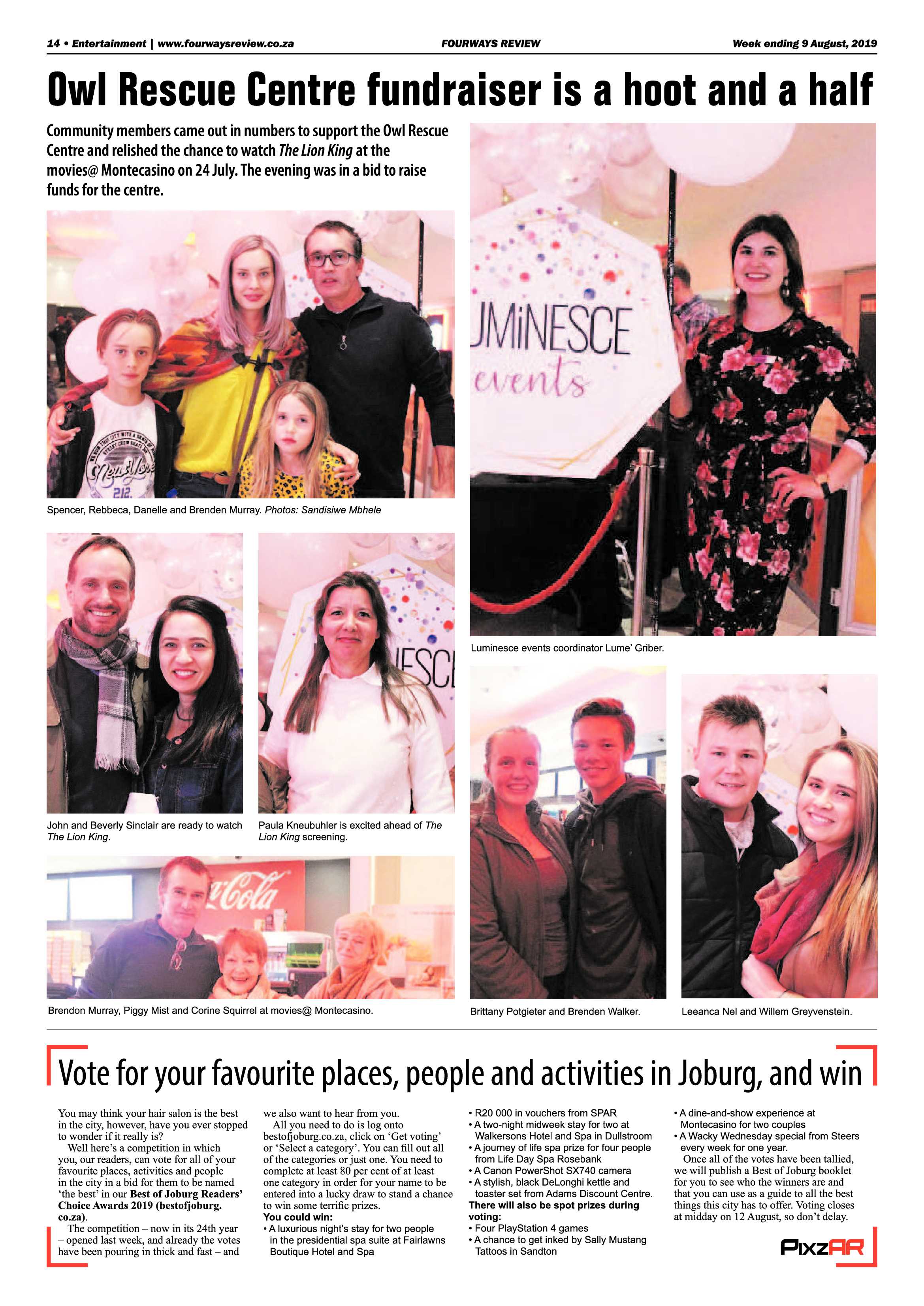Fourways Review 7 August, 2019 page 14