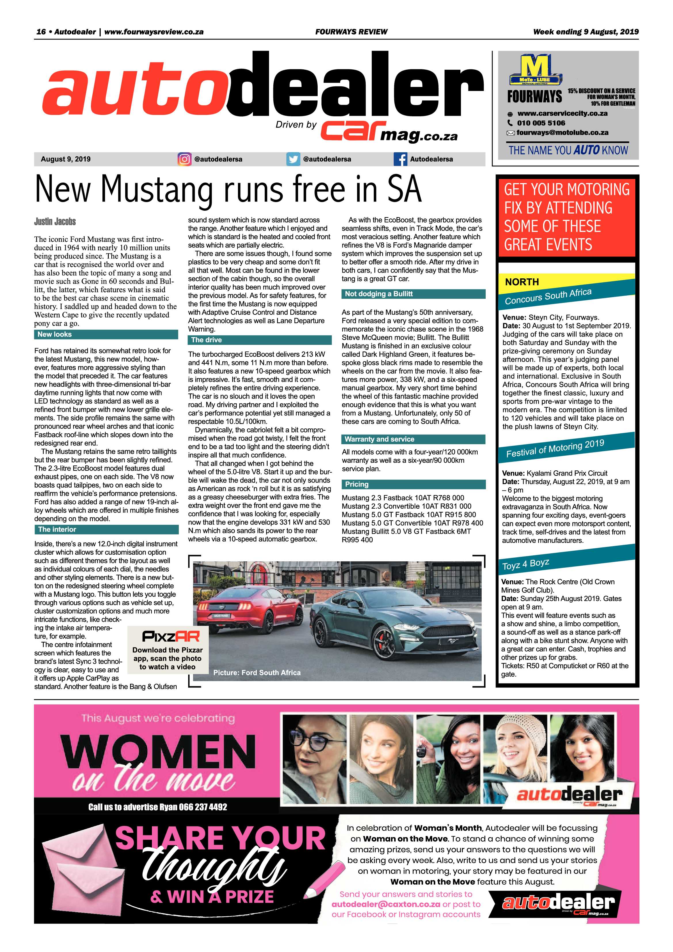Fourways Review 7 August, 2019 page 16