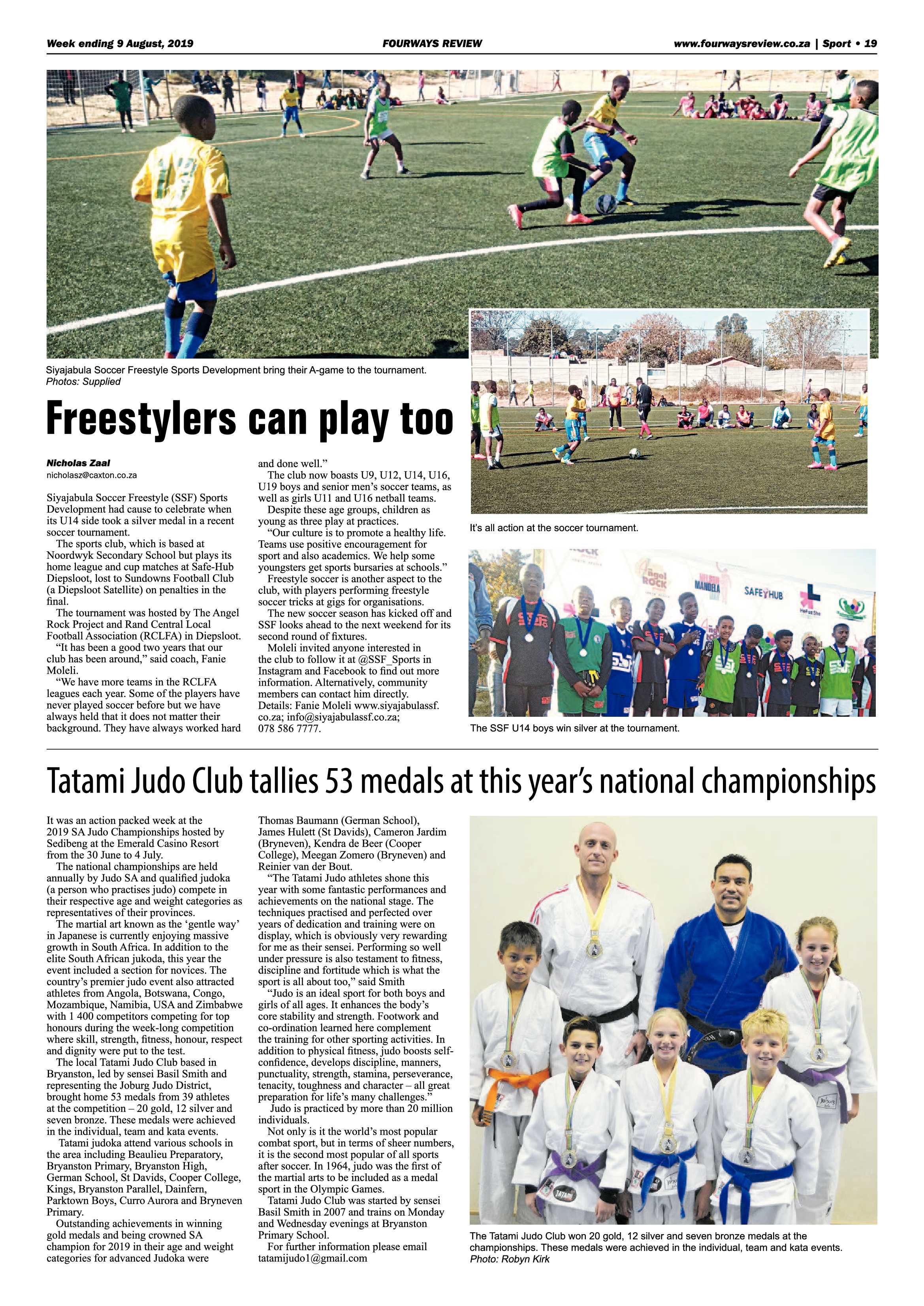 Fourways Review 7 August, 2019 page 19