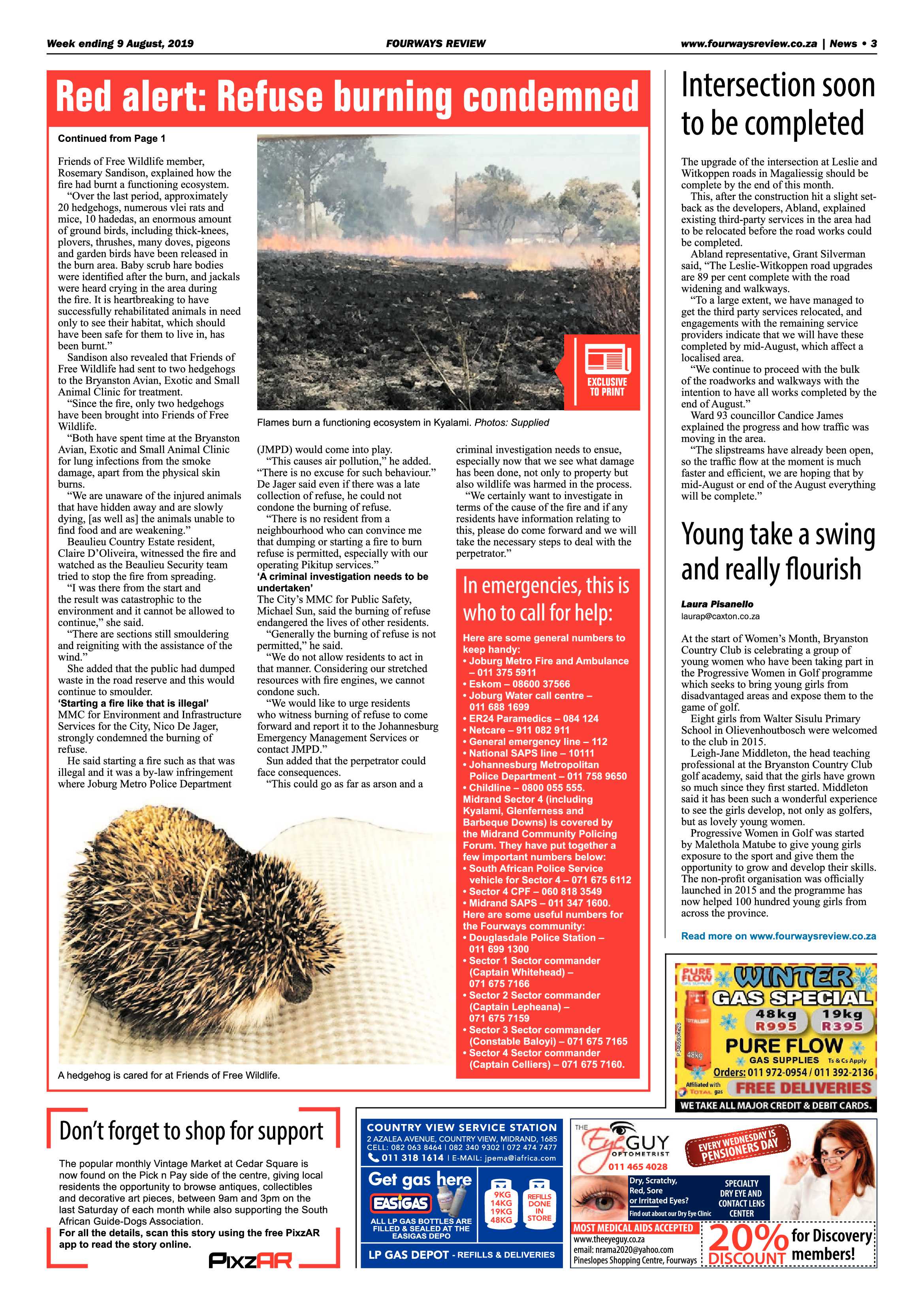 Fourways Review 7 August, 2019 page 3