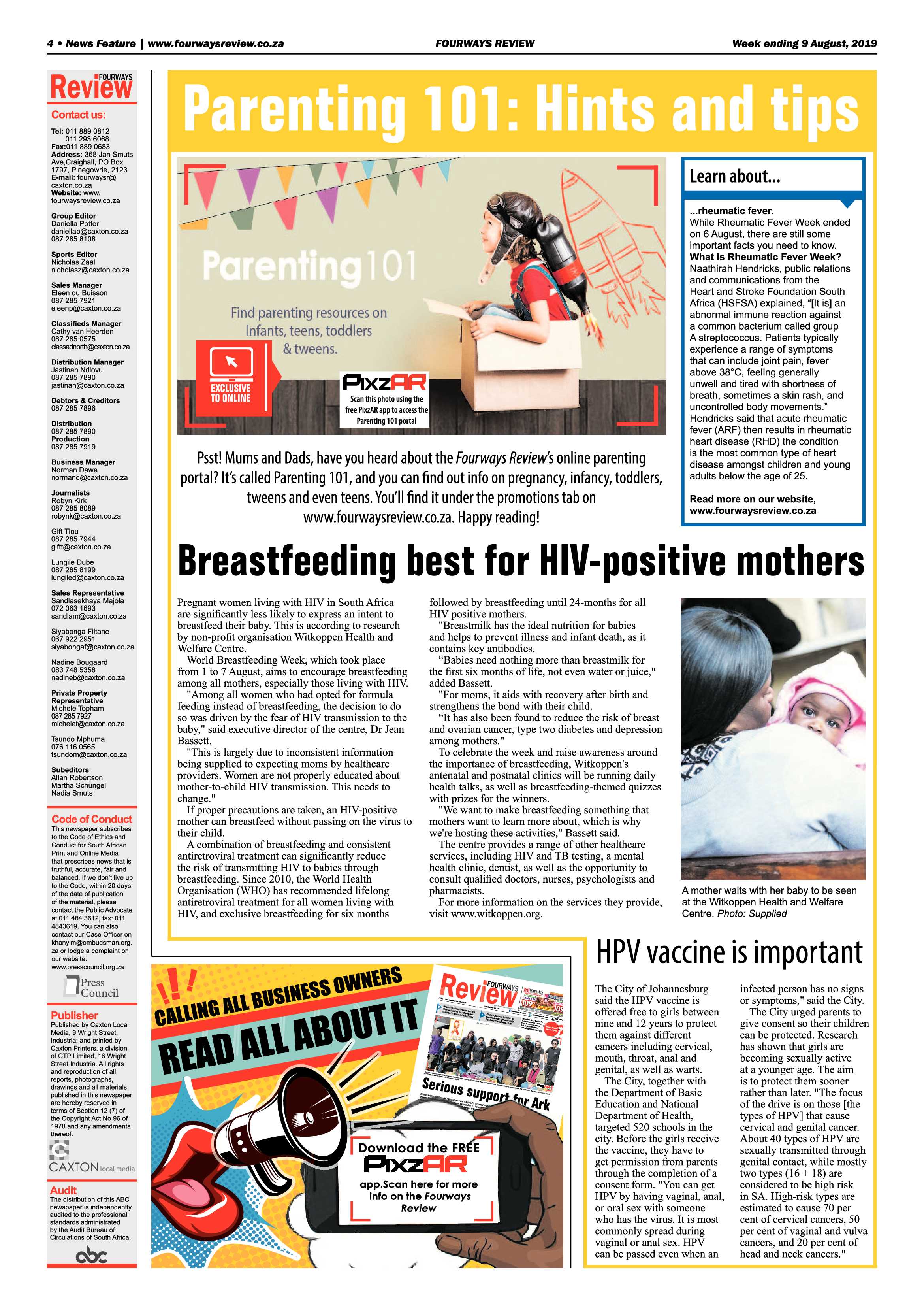 Fourways Review 7 August, 2019 page 4