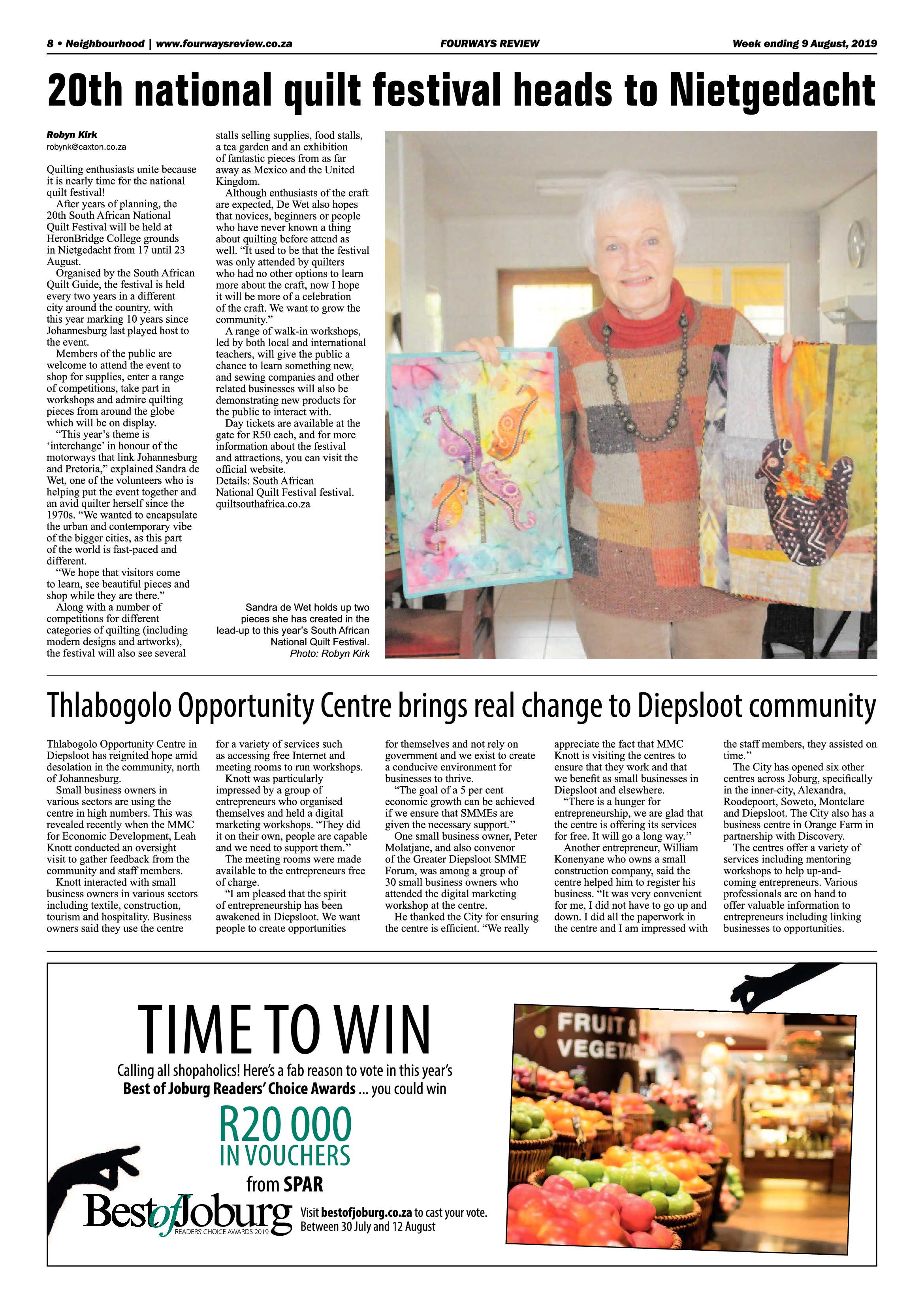 Fourways Review 7 August, 2019 page 8