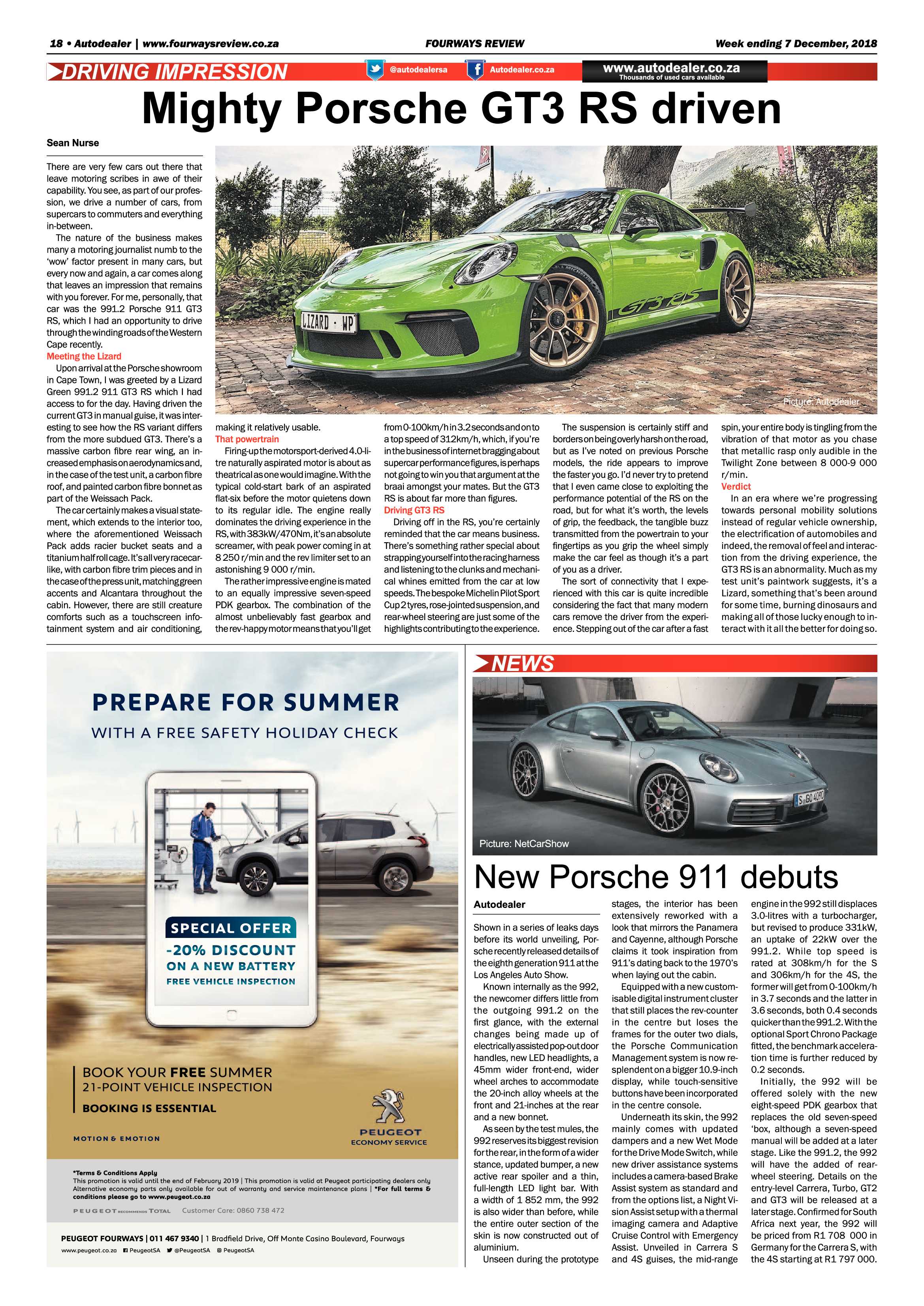 Fourways Review 7 December, 2018 page 18