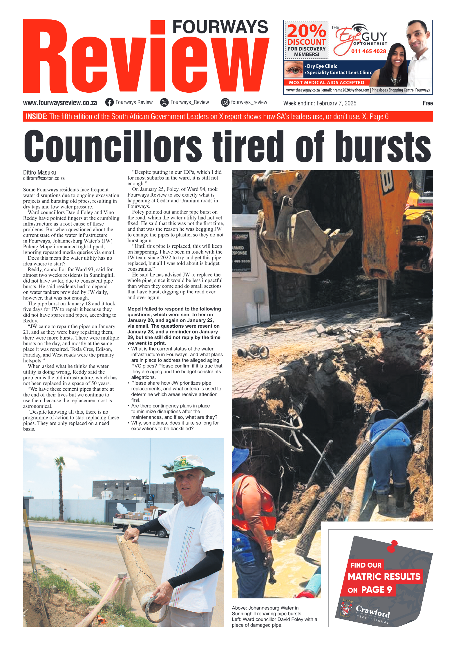 Fourways Review 7 February 2025 page 1