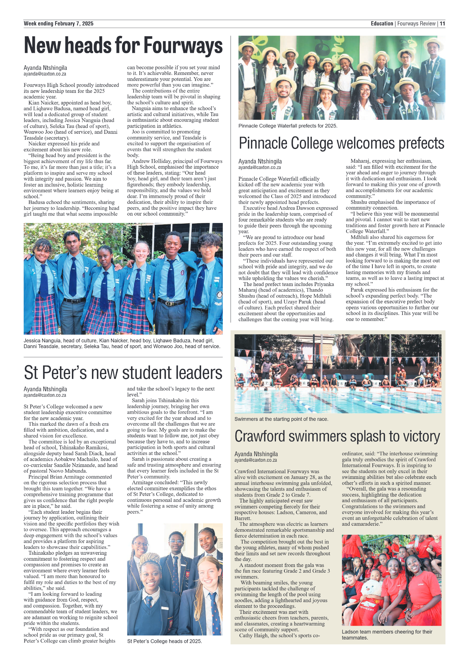 Fourways Review 7 February 2025 page 11