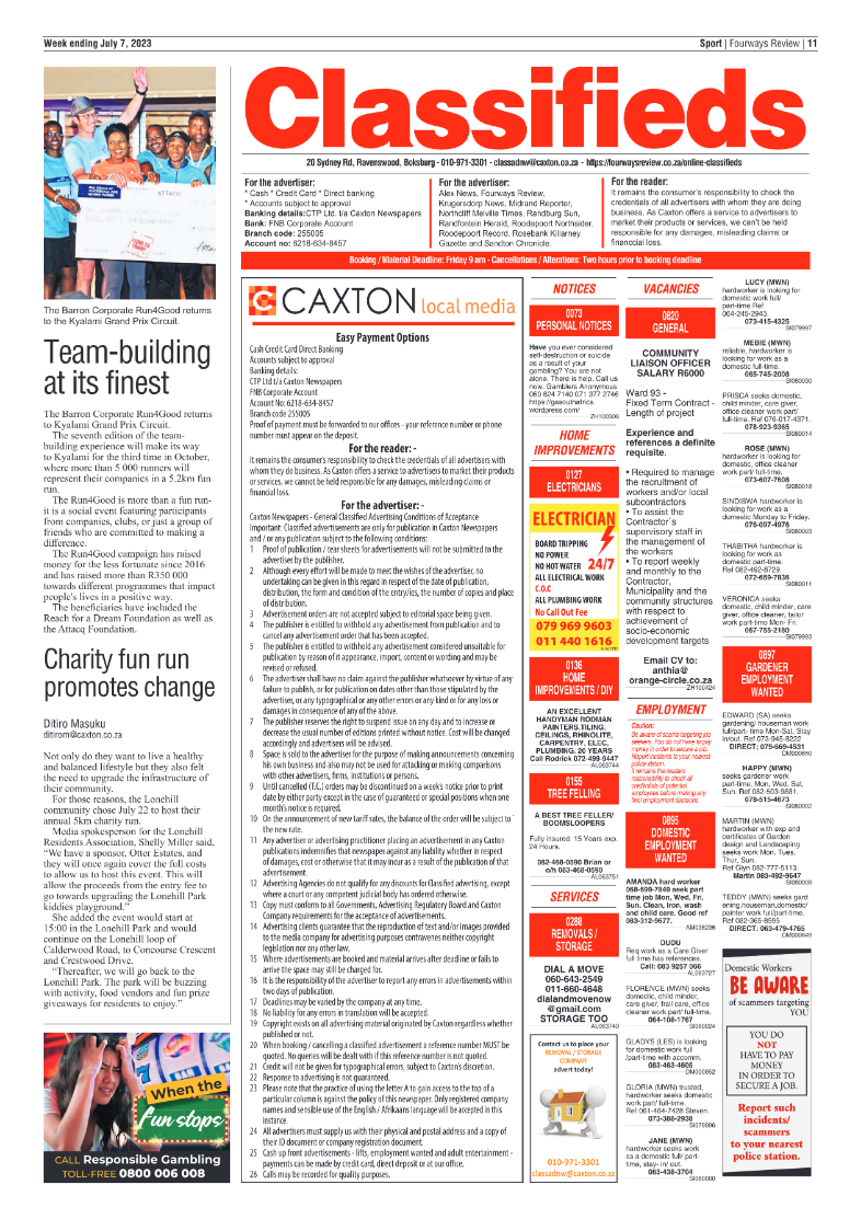 Fourways Review 7 July 2023 page 11