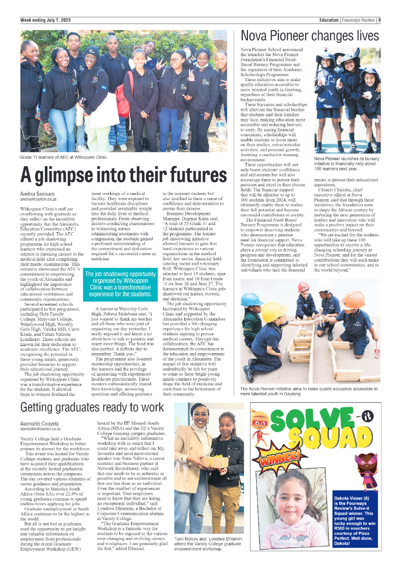 Fourways Review 7 July 2023 page 9