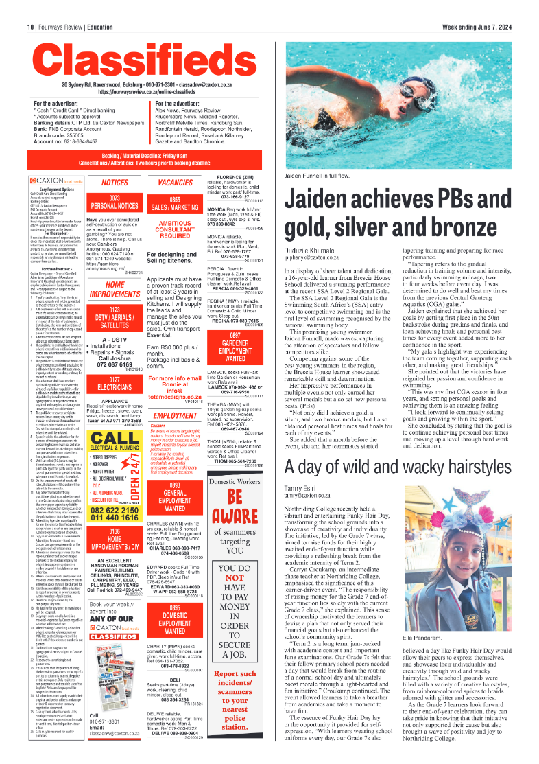 Fourways Review 7 June 2024 page 10