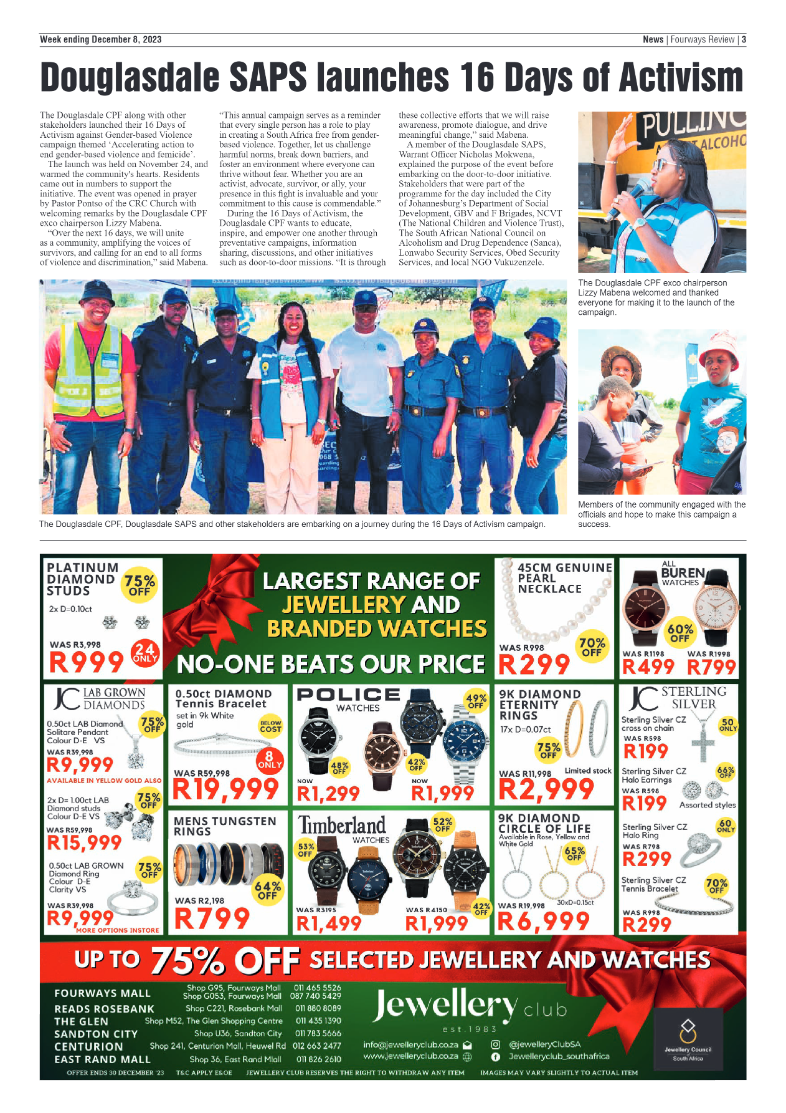 Fourways Review 8 December 2023 page 3