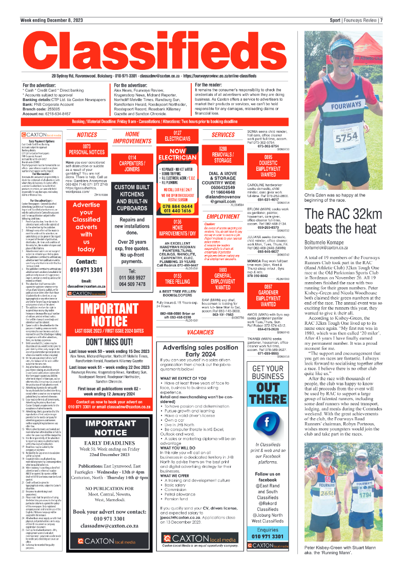 Fourways Review 8 December 2023 page 7