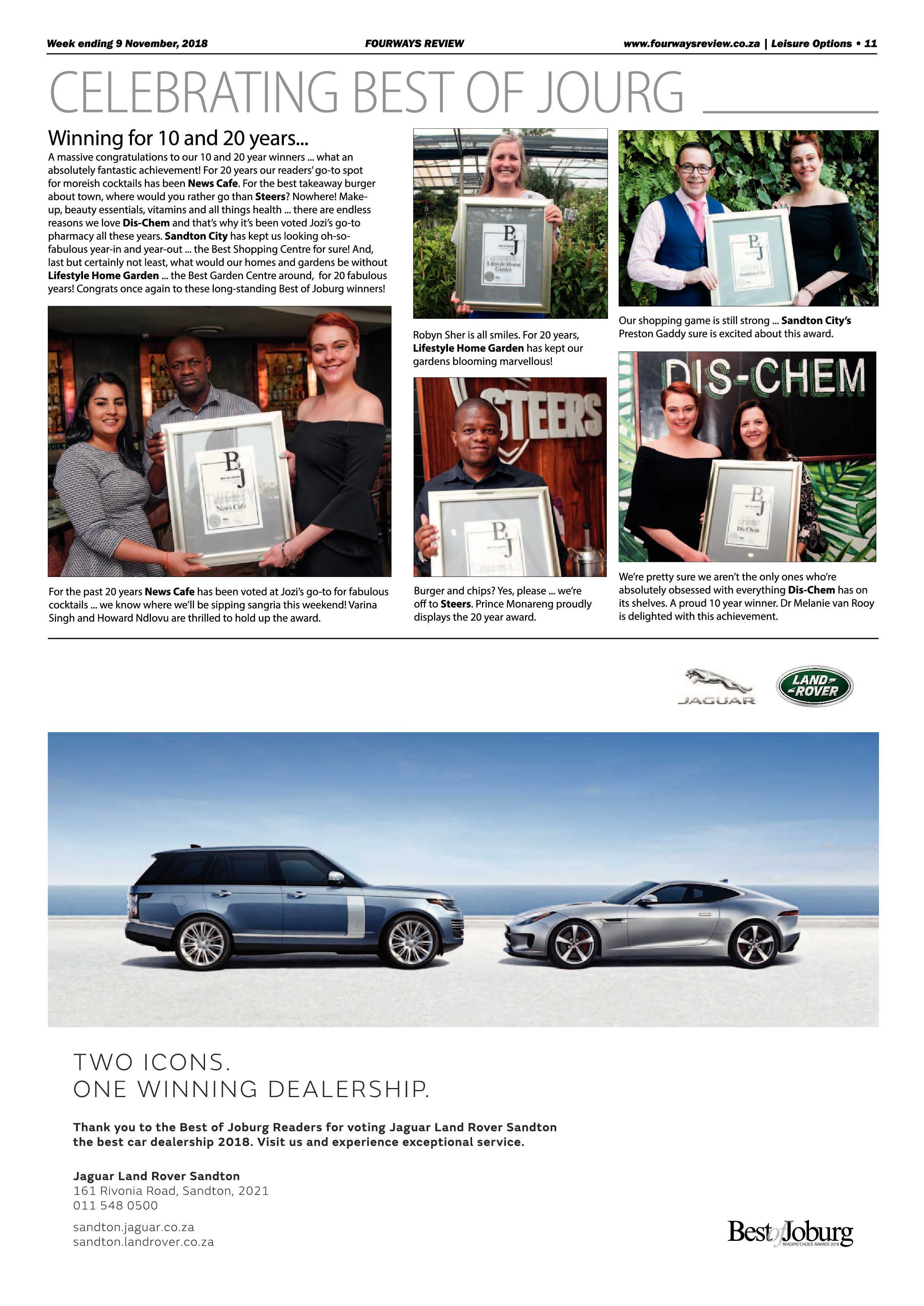 Fourways Review 9 November, 2018 page 11