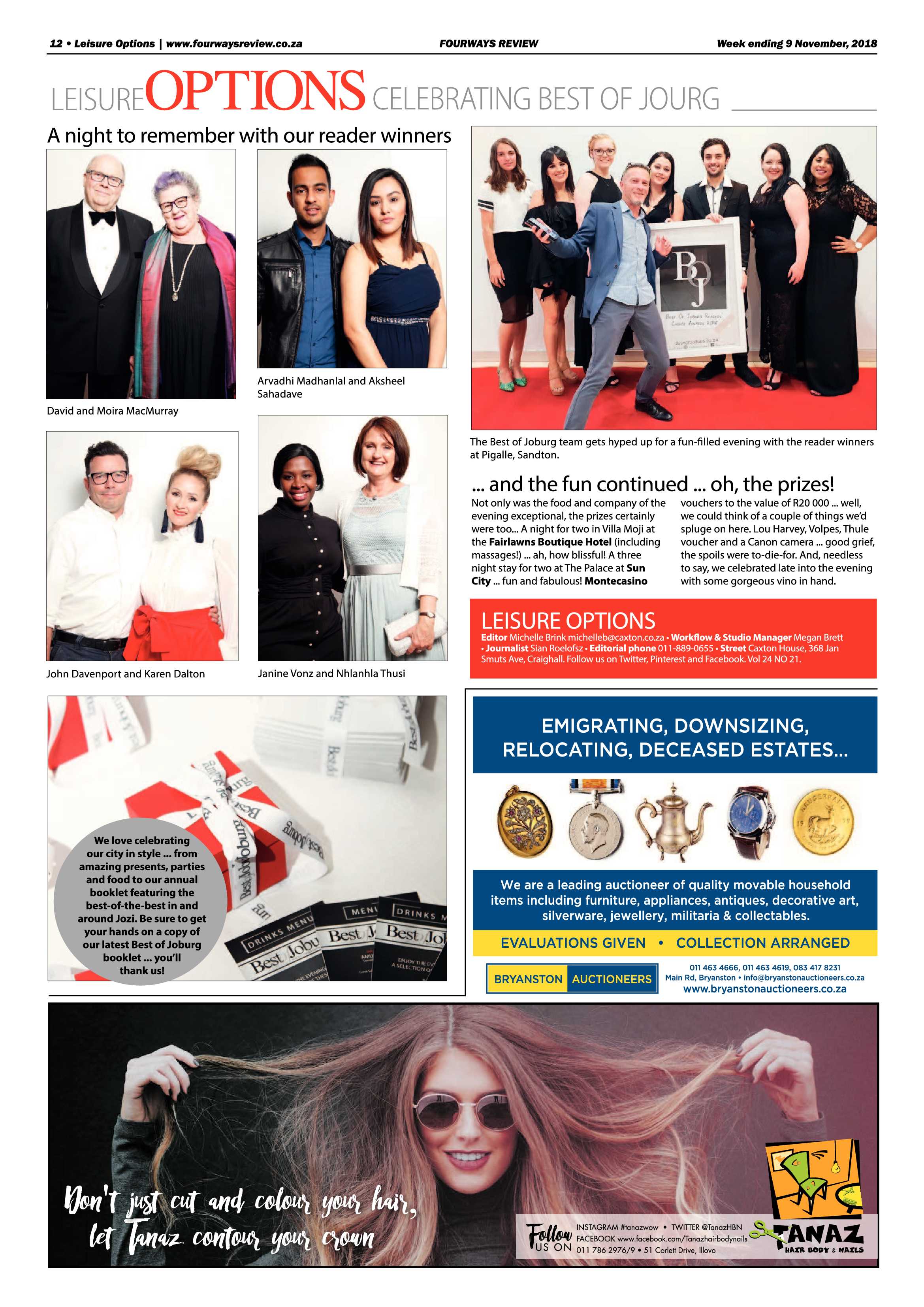 Fourways Review 9 November, 2018 page 12