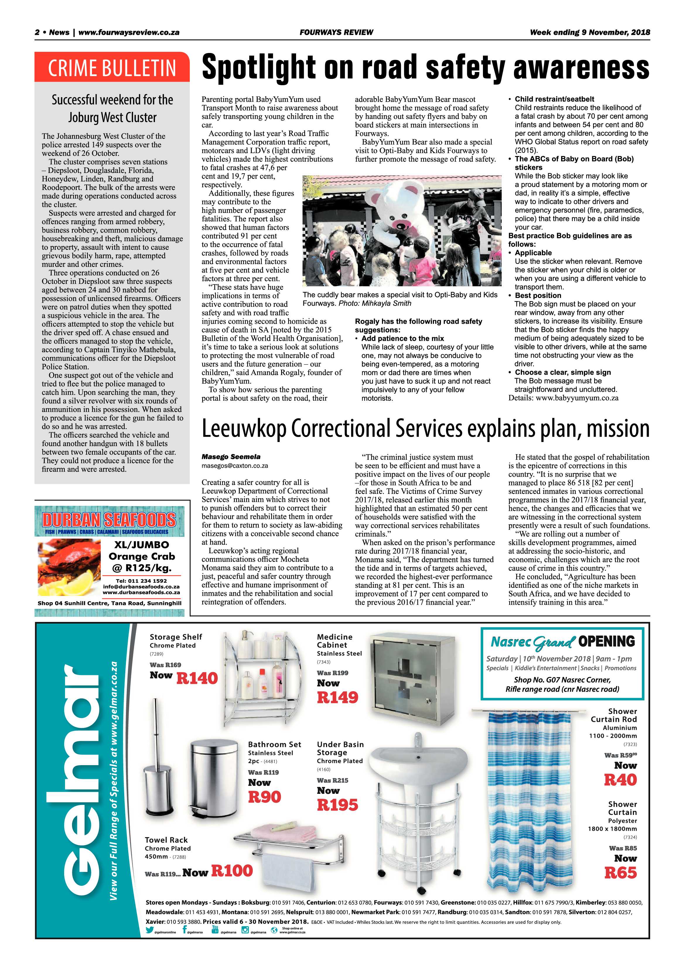 Fourways Review 9 November, 2018 page 2