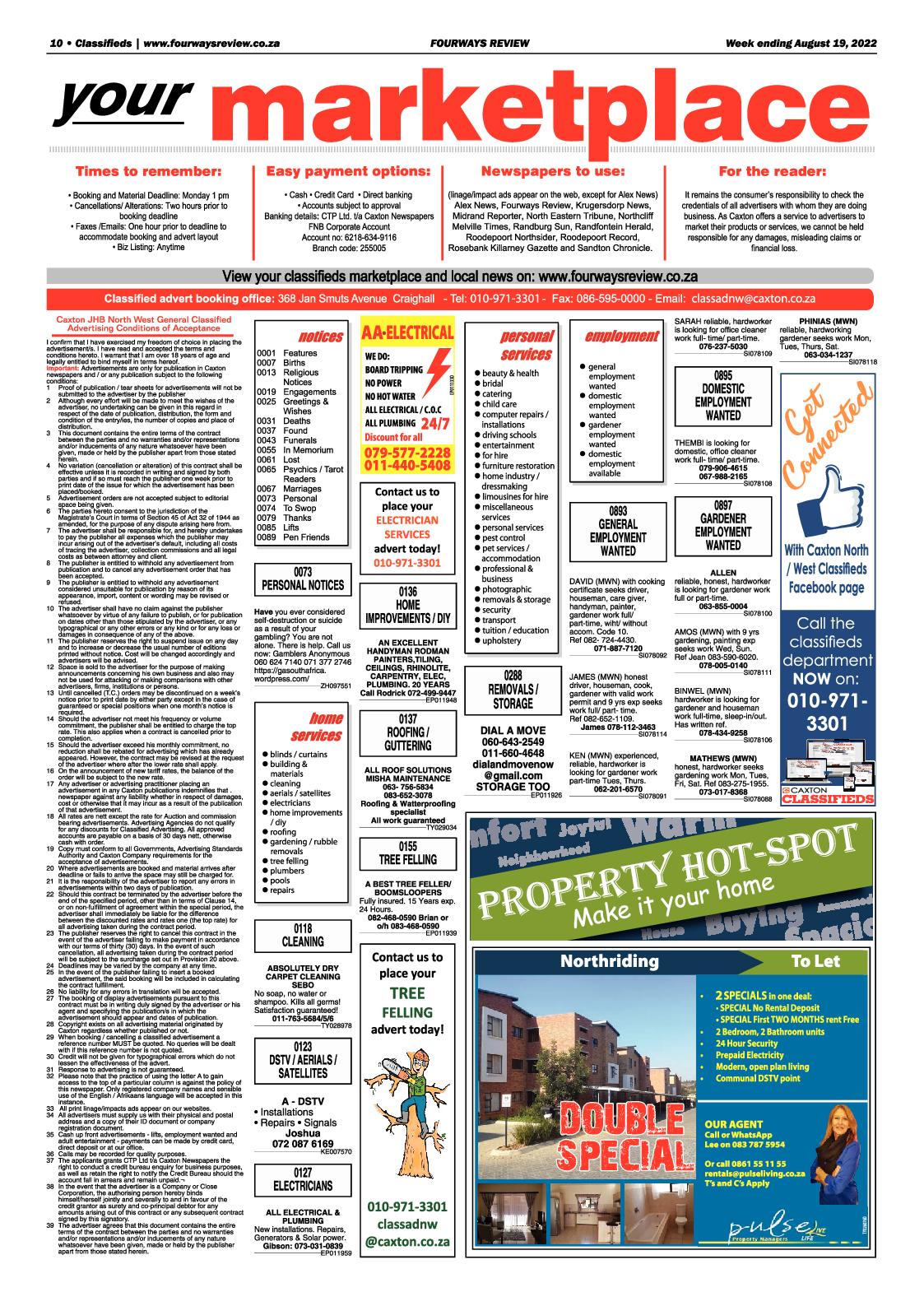 Fourways Review August 19 2022 page 10