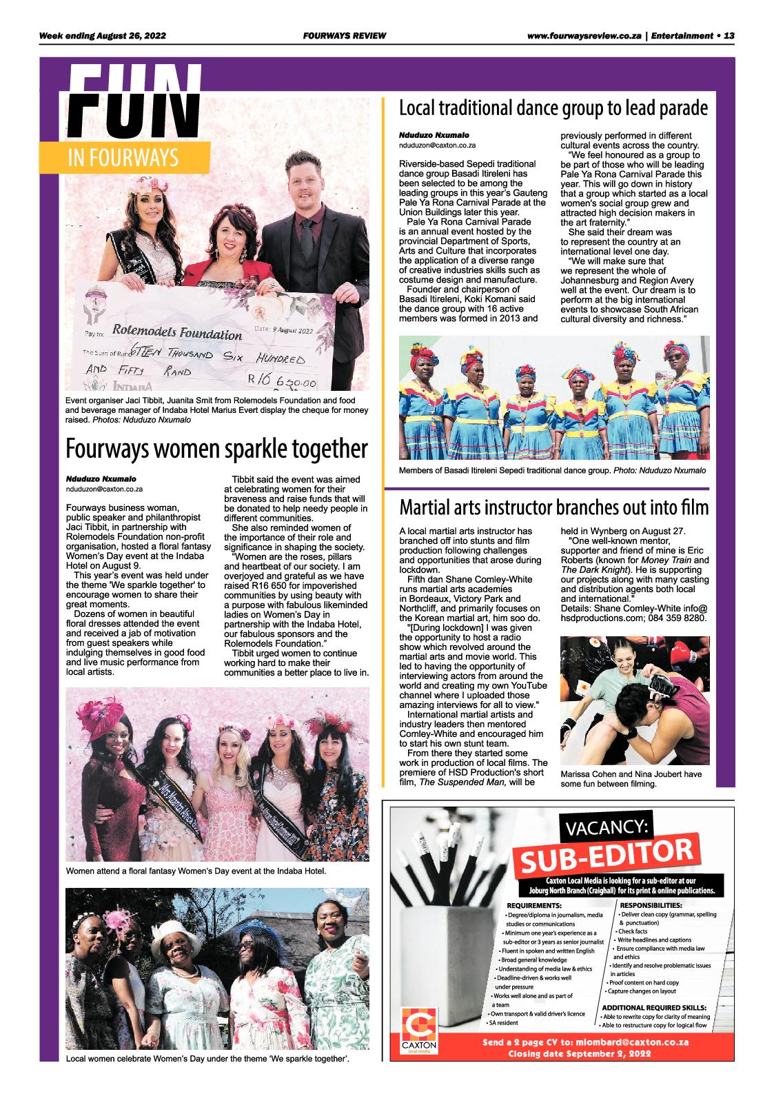 Fourways Review August 26 2022 page 13