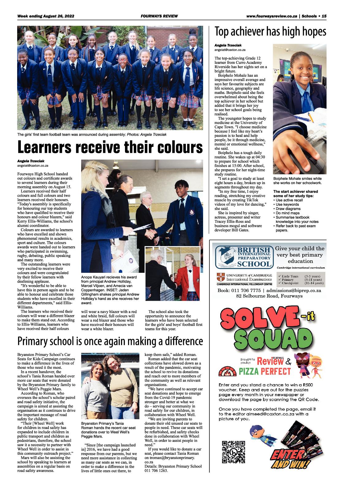 Fourways Review August 26 2022 page 15