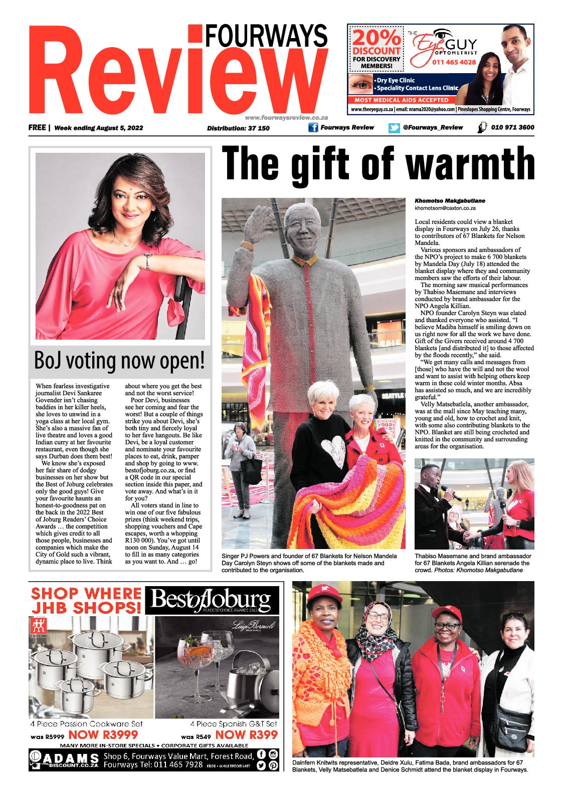 Fourways Review August 5 2022 page 1