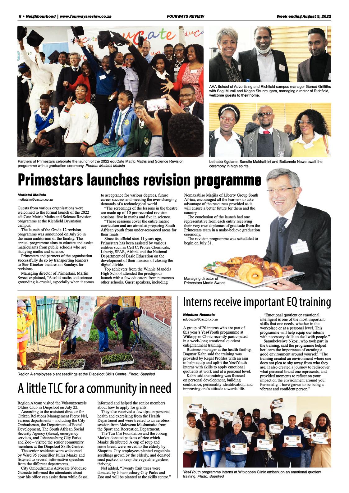 Fourways Review August 5 2022 page 6