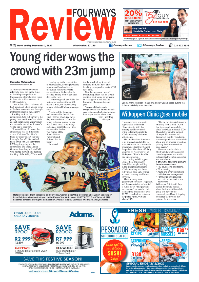 Fourways Review Dec 2 2022 page 1