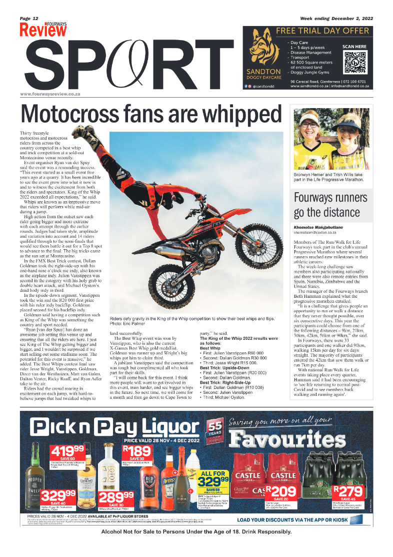 Fourways Review Dec 2 2022 page 12