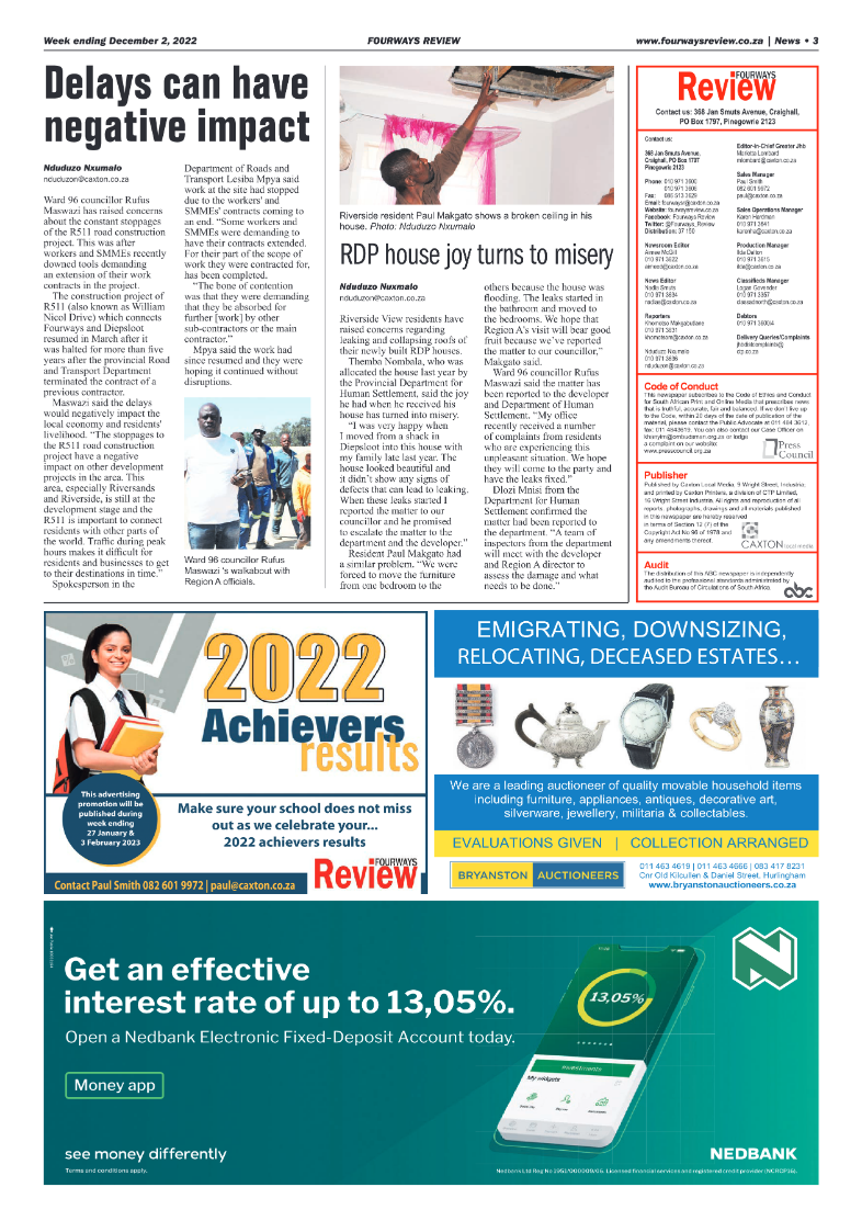 Fourways Review Dec 2 2022 page 3