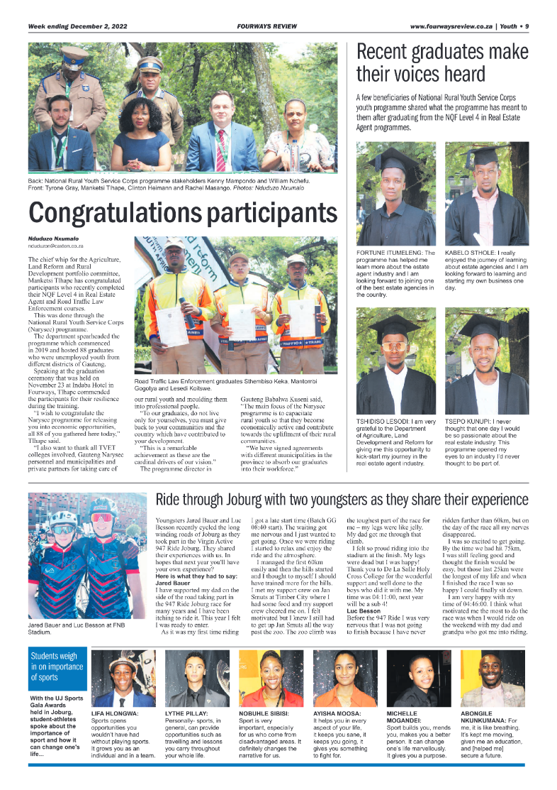 Fourways Review Dec 2 2022 page 9