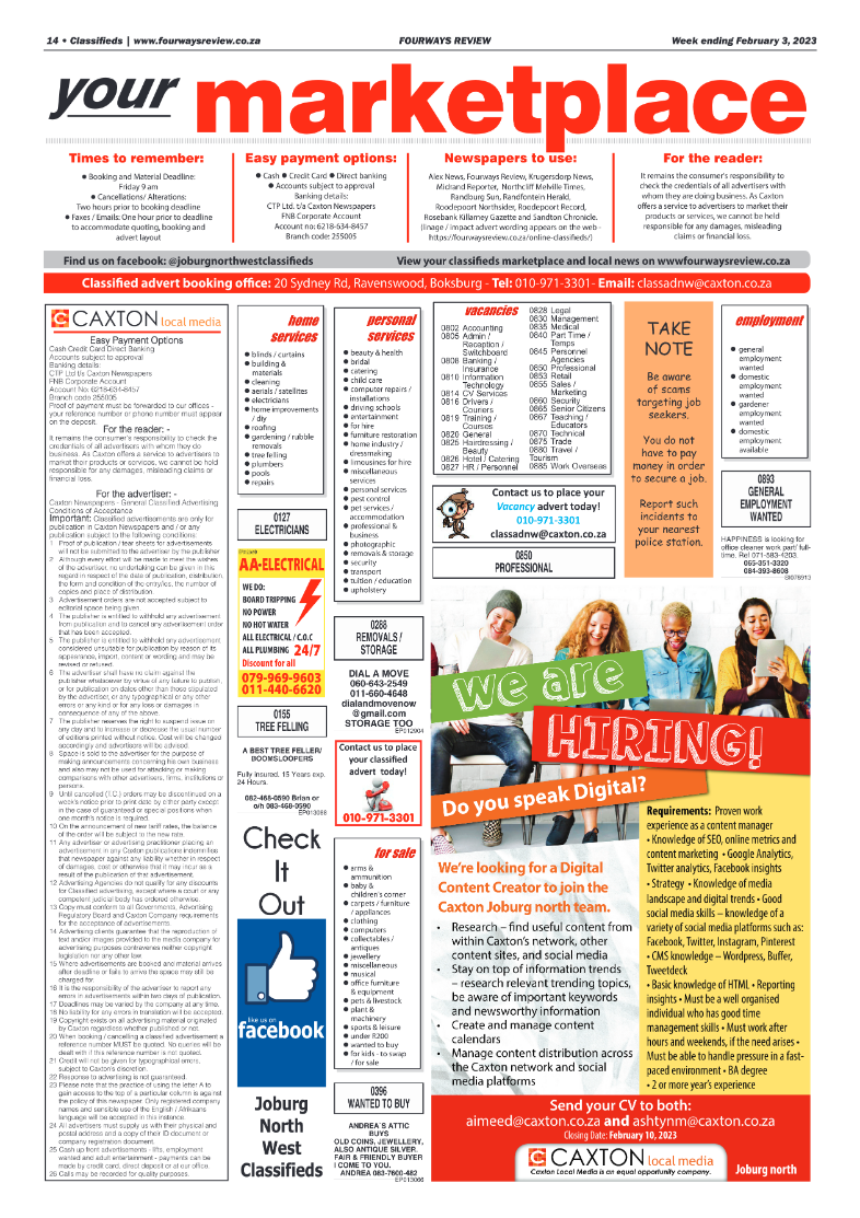 Fourways Review Feb 3 2023 page 14