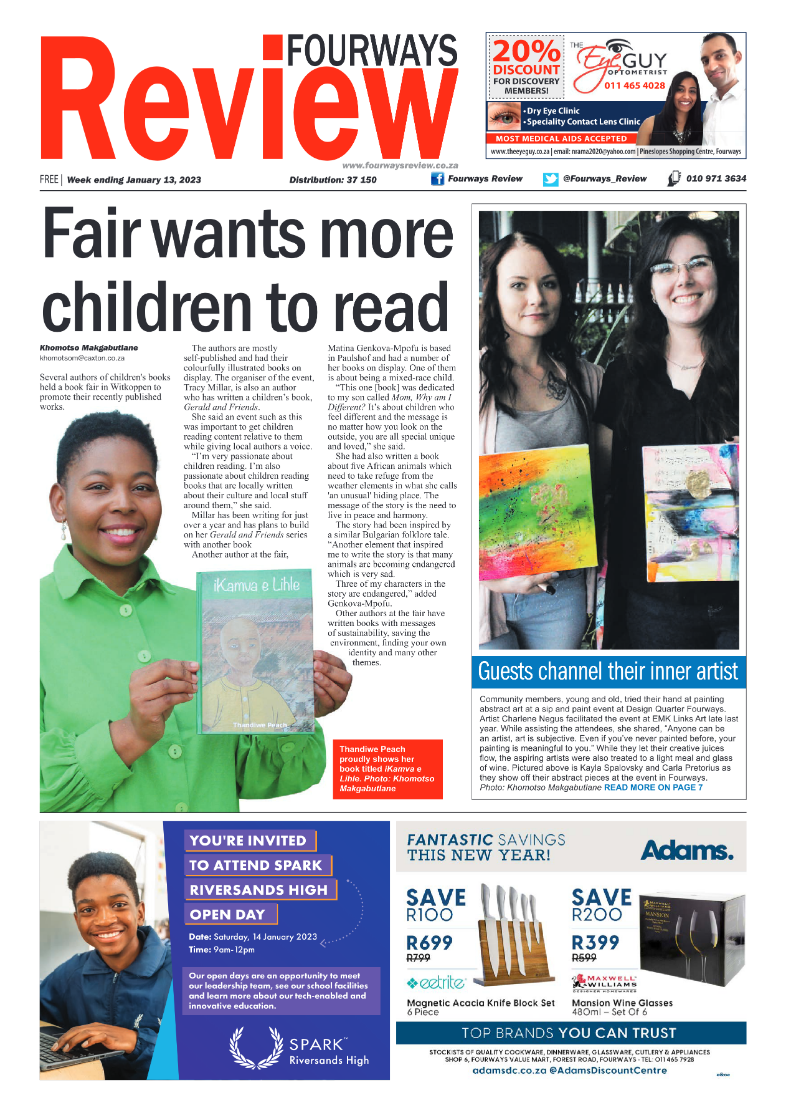 Fourways Review Jan 13 2023 page 1
