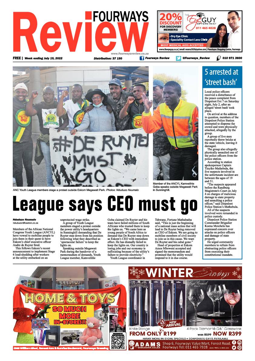 Fourways Review July 15 2022 page 1