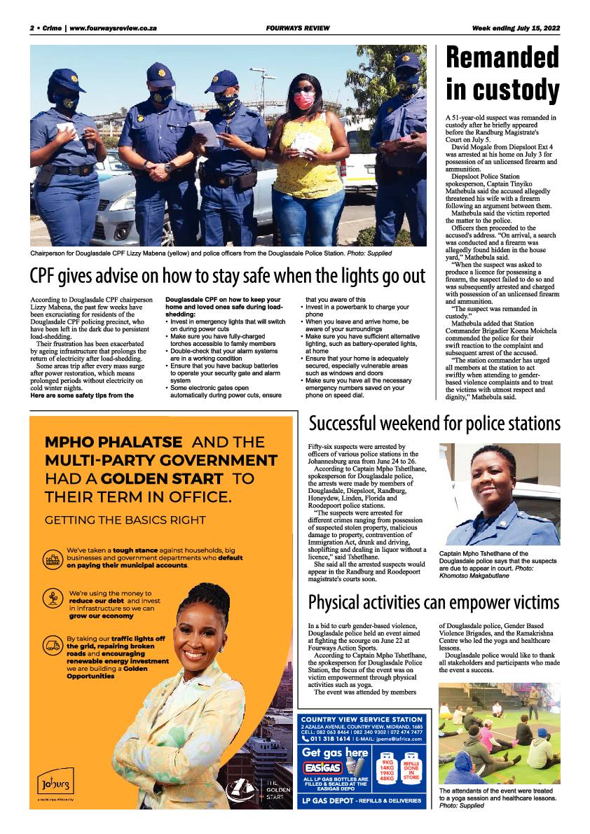 Fourways Review July 15 2022 page 2