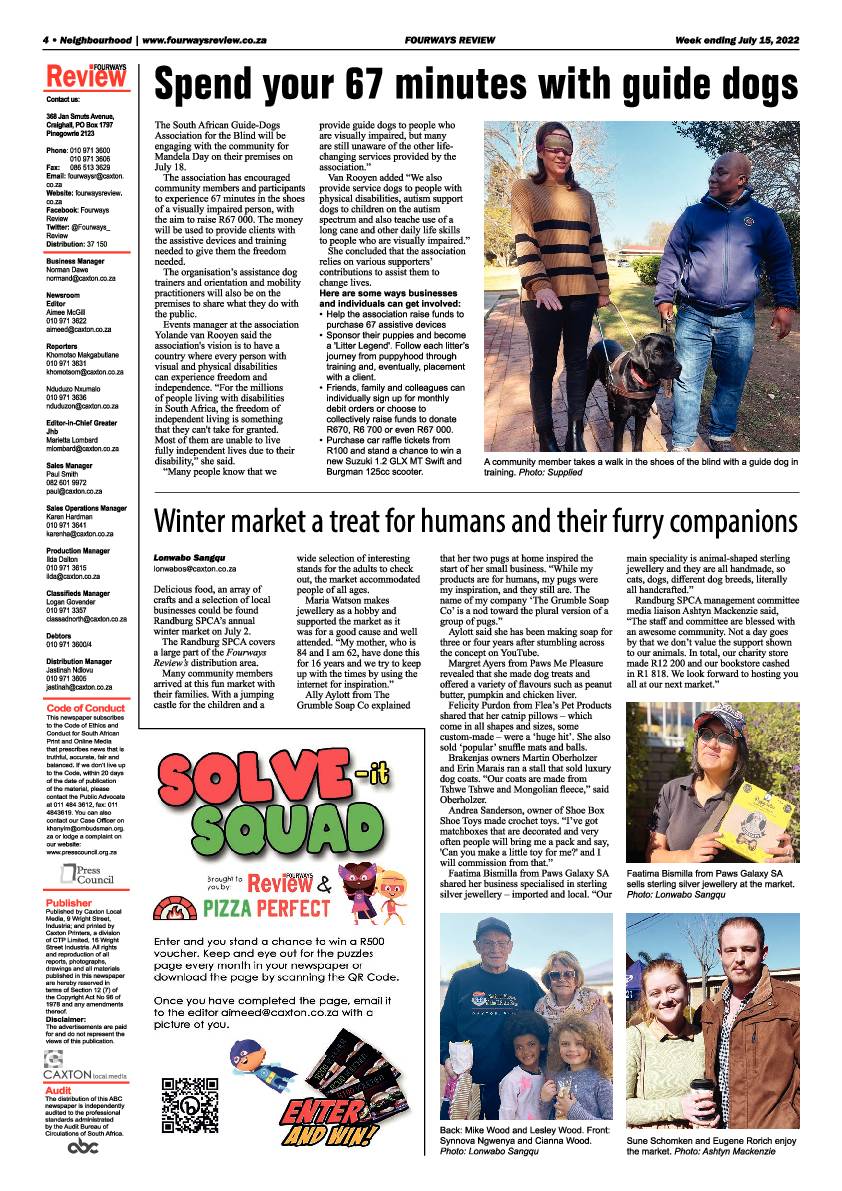 Fourways Review July 15 2022 page 4