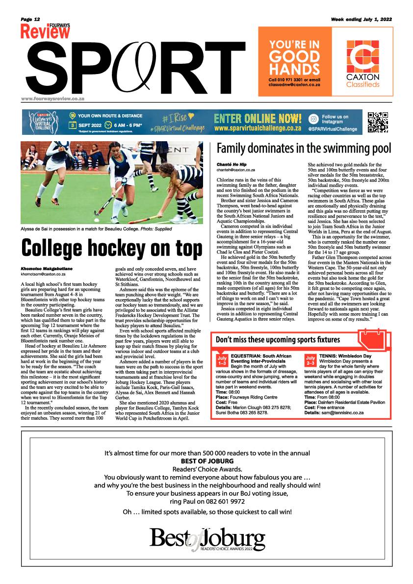 Fourways Review July 1 2022 page 12