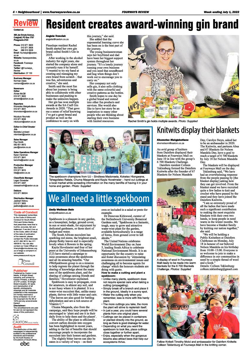 Fourways Review July 1 2022 page 4