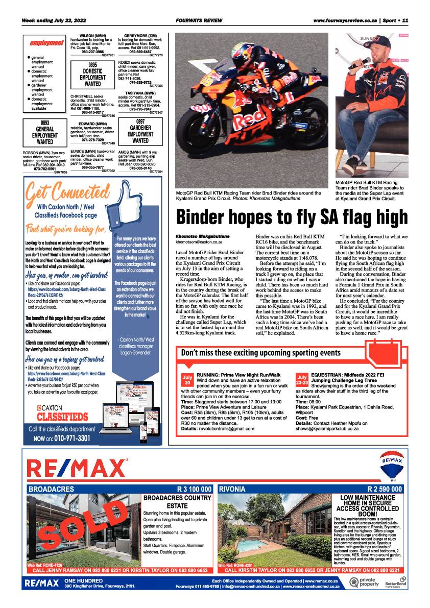 Fourways Review July 22 2022 page 11