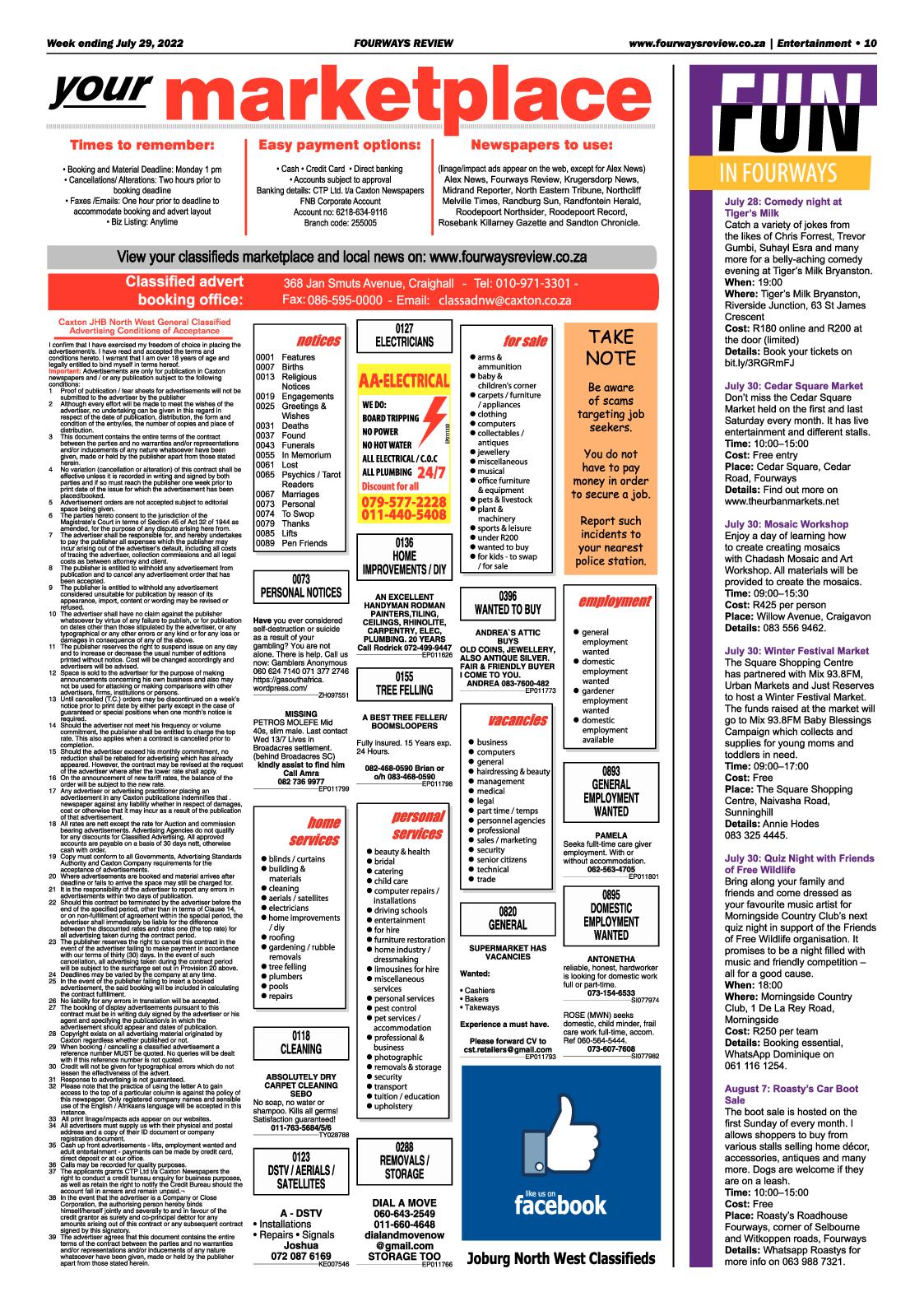 Fourways Review July 29 2022 page 10