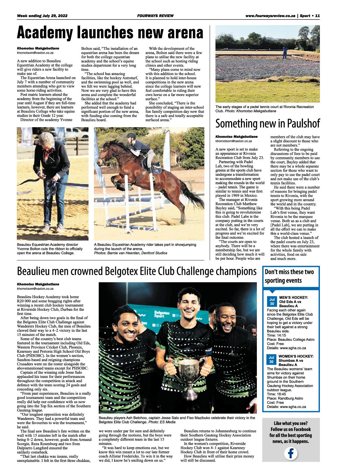 Fourways Review July 29 2022 page 11