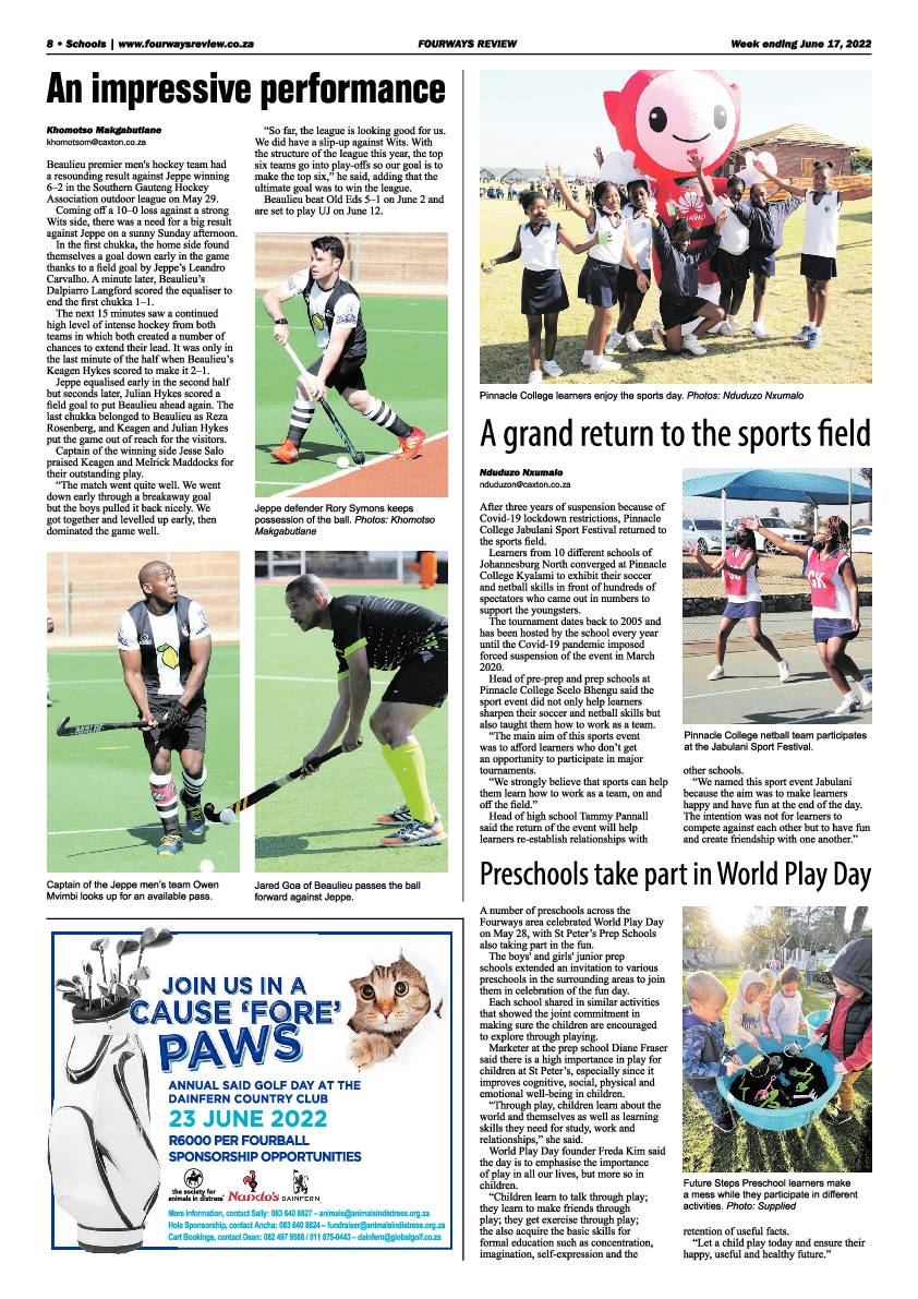Fourways Review June 17 2022 page 8
