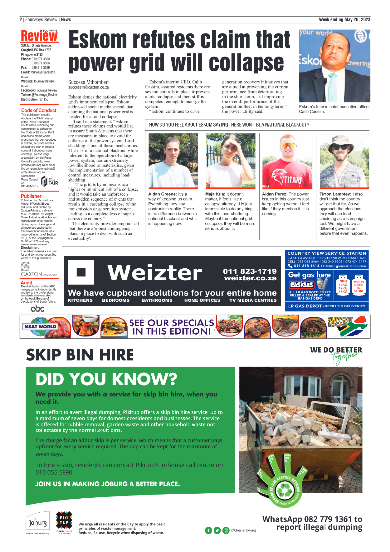 Fourways Review May 26 2023 page 2