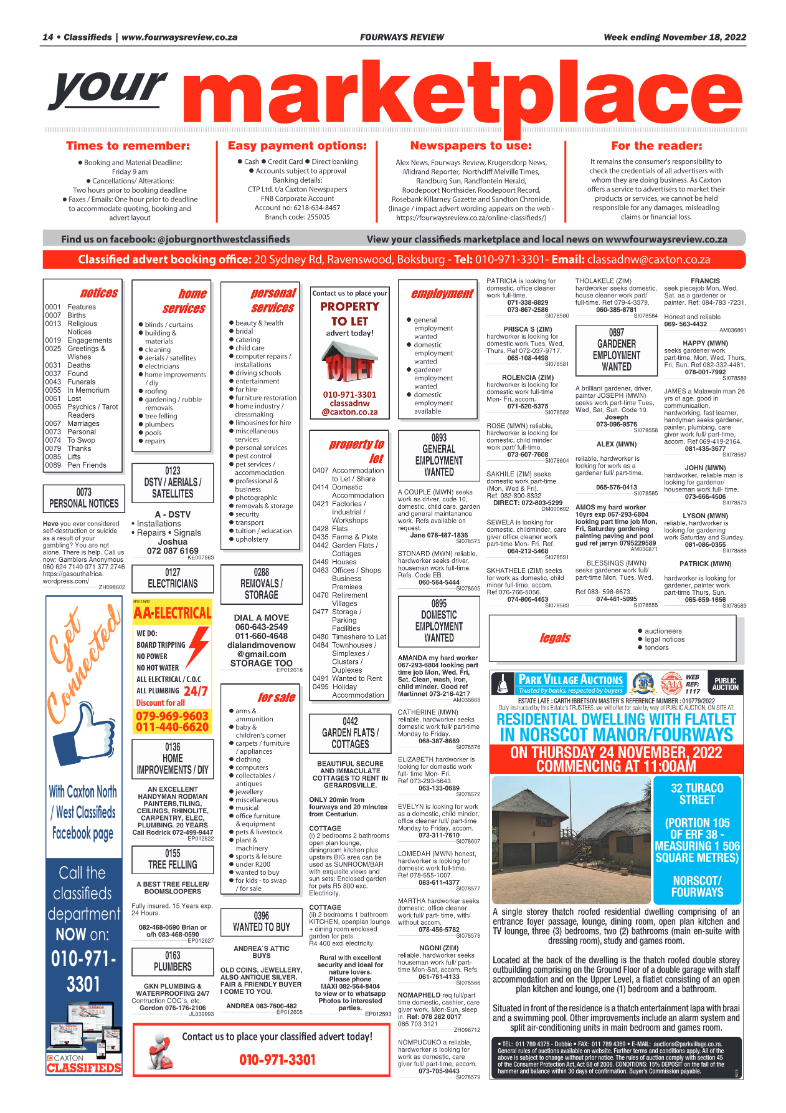 Fourways Review Nov 18 2022 page 14