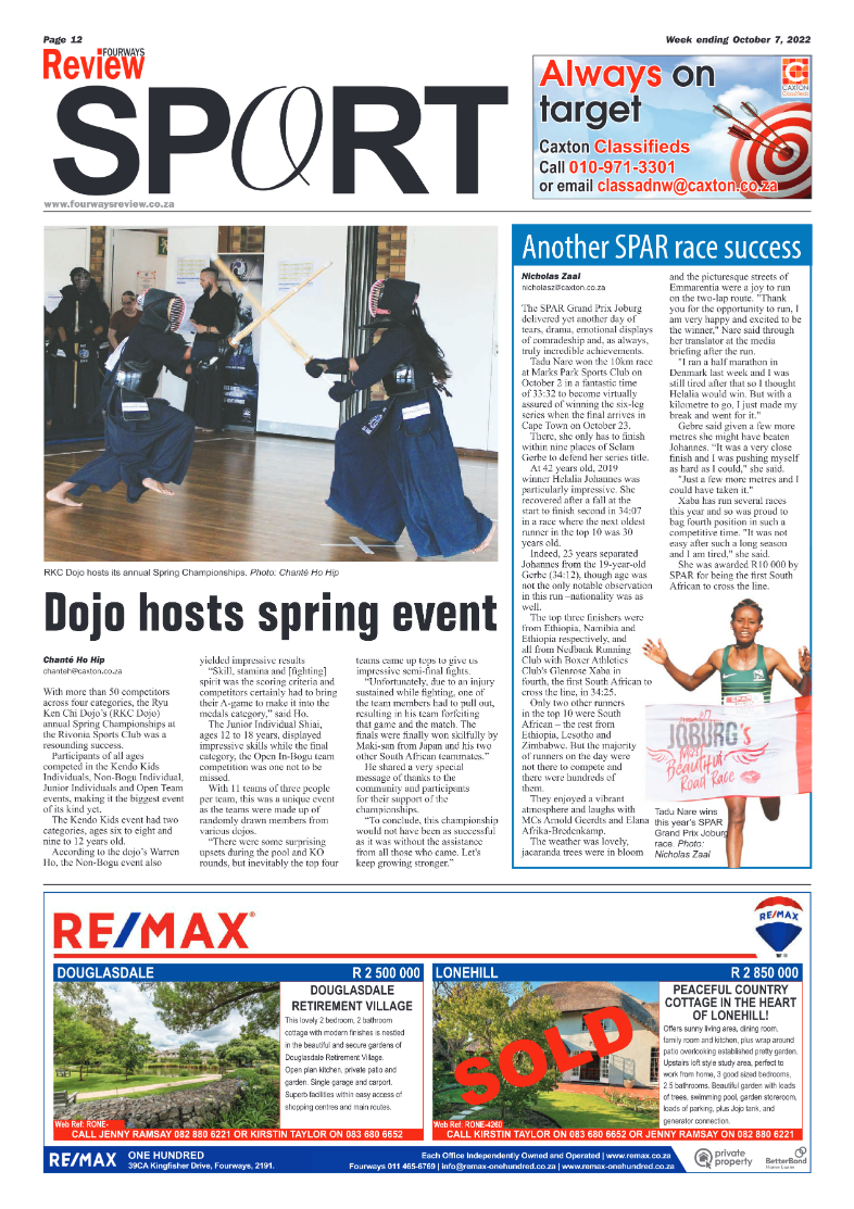 Fourways Review October 7 2022 page 12