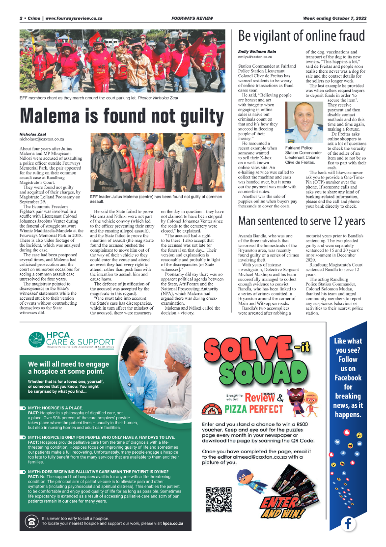 Fourways Review October 7 2022 page 2