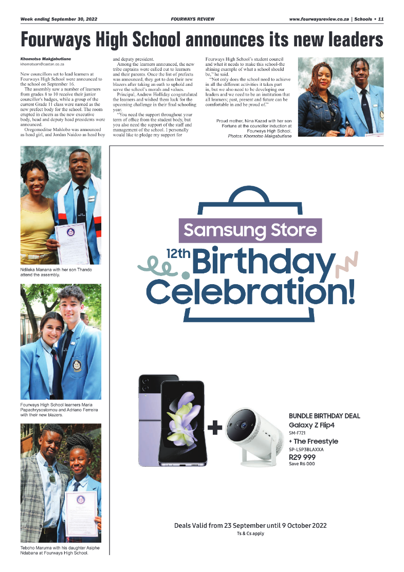 Fourways Review September 30 2022 page 11