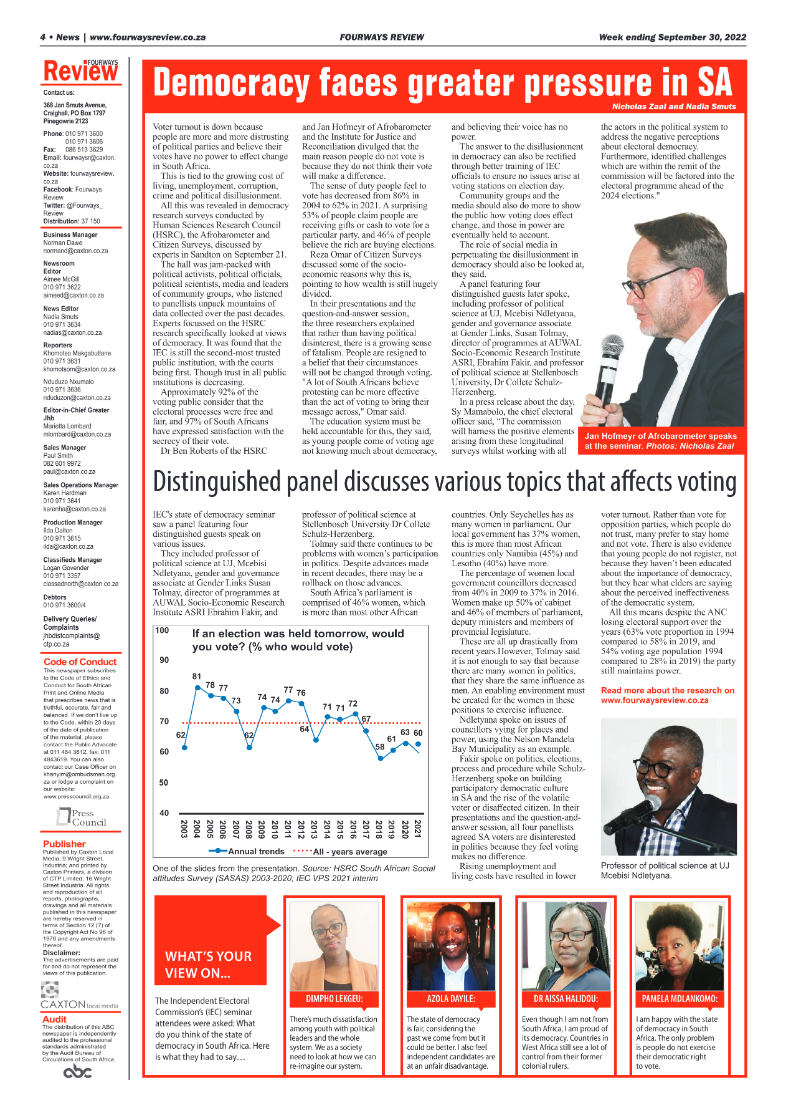 Fourways Review September 30 2022 page 4