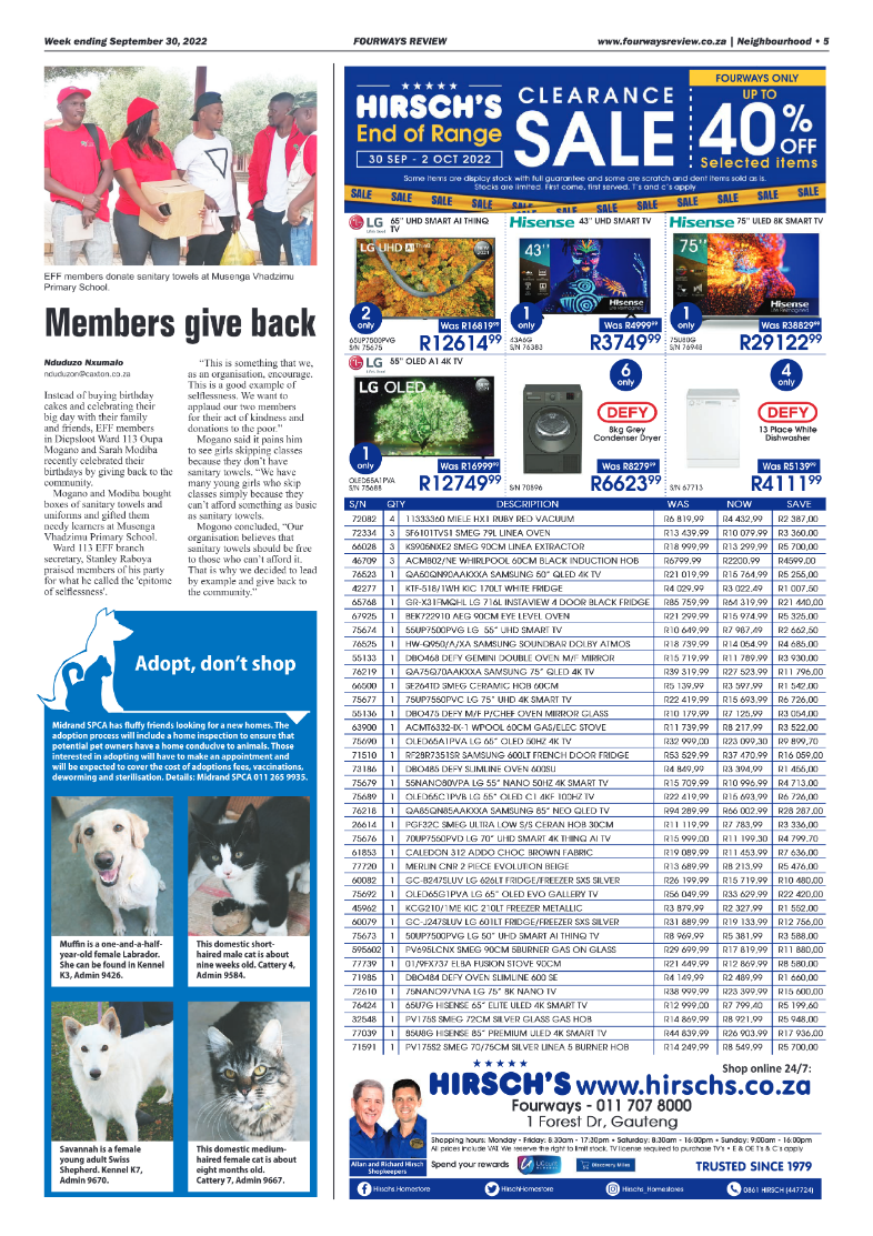 Fourways Review September 30 2022 page 5