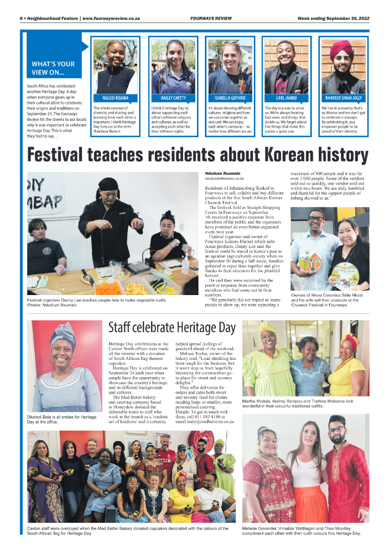 Fourways Review September 30 2022 page 6