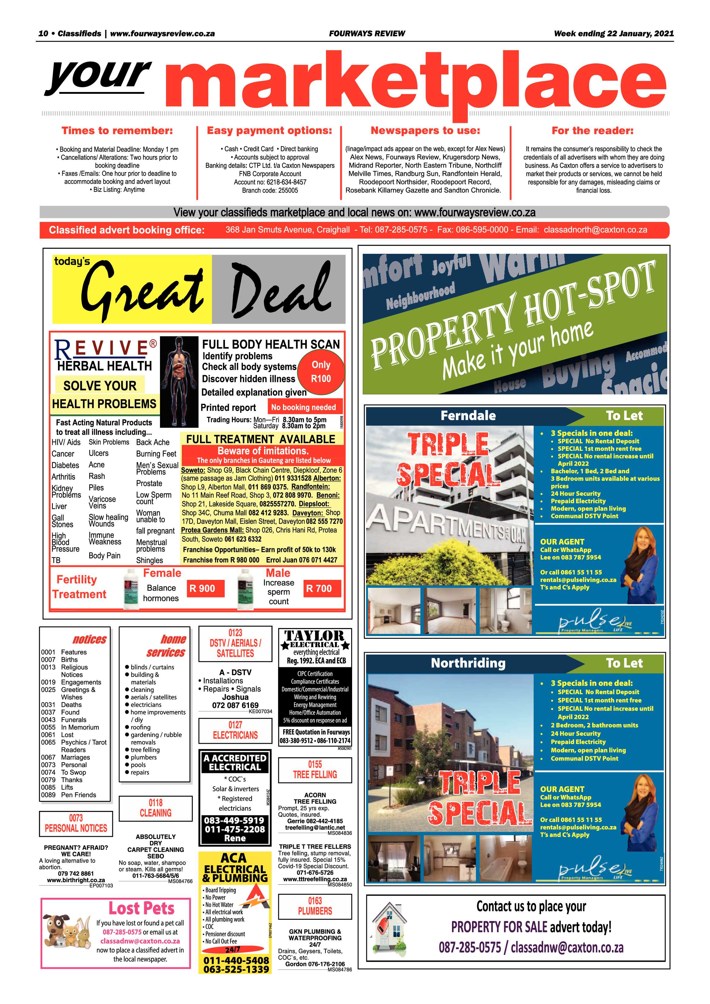 Fourways Review  22 January 2021 page 10