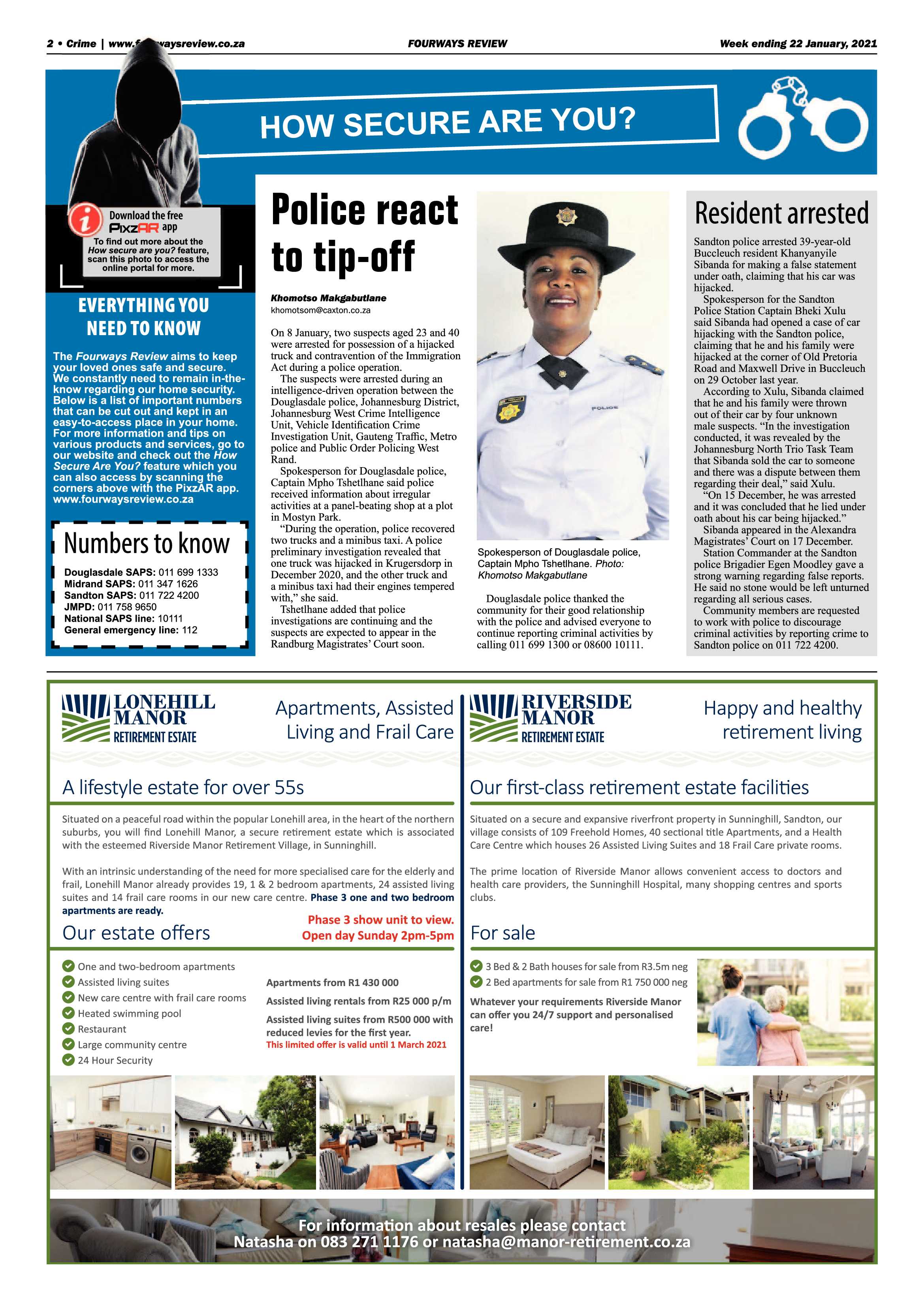 Fourways Review  22 January 2021 page 2