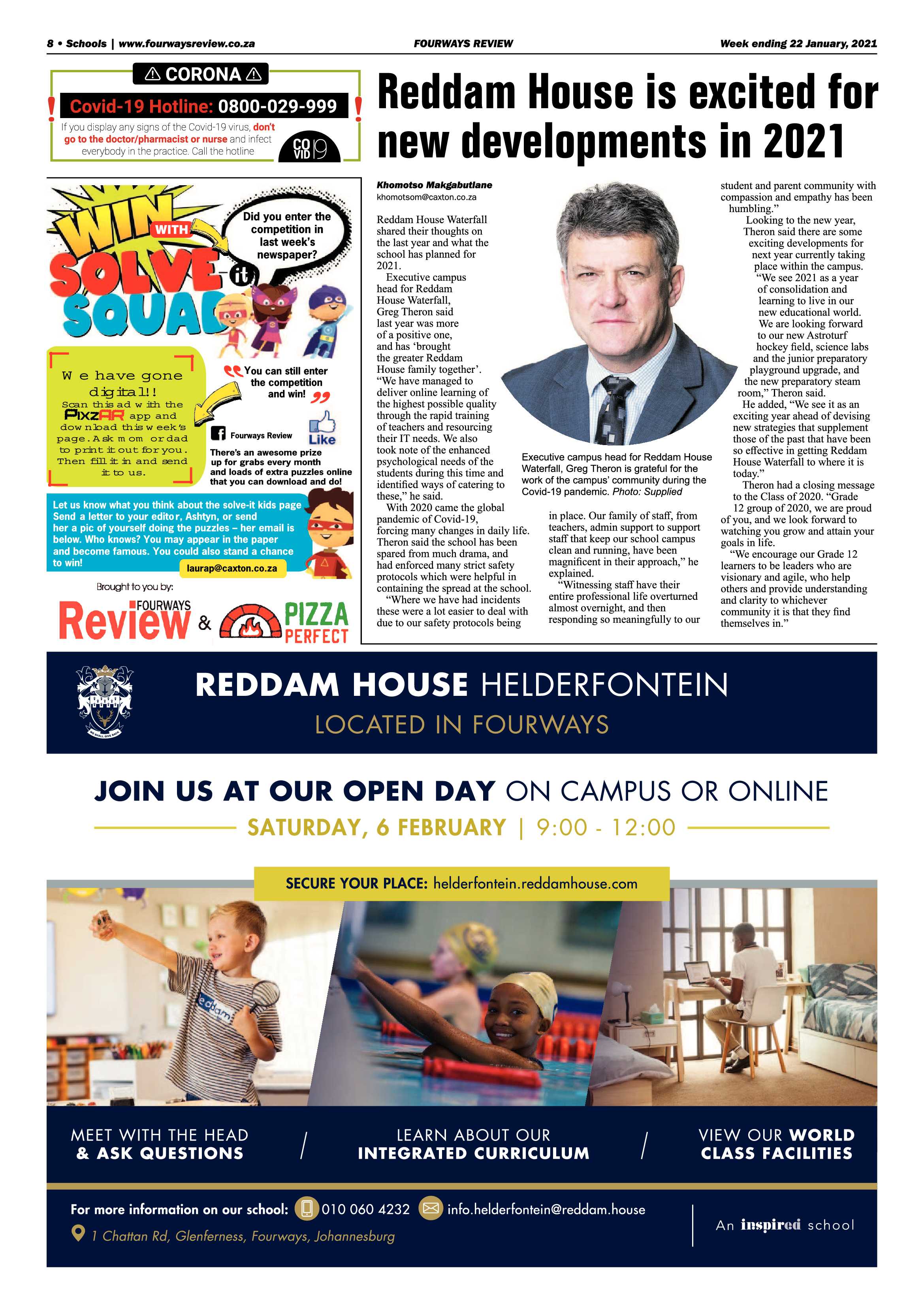 Fourways Review  22 January 2021 page 8