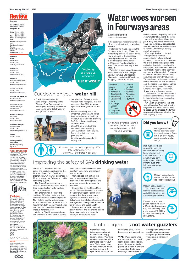 Fouways Review 31 March 2023 page 3